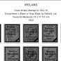 IRELAND 1922-2010 + 2011-2020 STAMP ALBUM PAGES (336 PDF b&w illustrated pages)