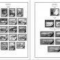 GB GUERNSEY 1958-2010 + 2011-2020 STAMP ALBUM PAGES (212 PDF b&w illustrated pages)