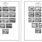 GB GUERNSEY 1958-2010 + 2011-2020 STAMP ALBUM PAGES (212 PDF b&w illustrated pages)