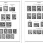 DENMARK 1851-2010 STAMP ALBUM PAGES (186 PDF b&w illustrated pages)