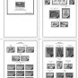 ANDORRA [FR. + SP.] 1875-2020 STAMP ALBUM PAGES (166 PDF b&w illustrated pages)