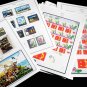 COLOR PRINTED ISRAEL 1948-2020 STAMP ALBUM PAGES (307 illustrated pages)