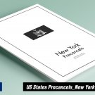 PRINTED NEW YORK [TOWN-TYPE] PRECANCELS STAMP ALBUM PAGES (377 pages)