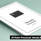 PRINTED NEVADA [TOWN-TYPE] PRECANCELS STAMP ALBUM PAGES (16 pages)
