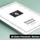 PRINTED MONTANA [TOWN-TYPE] PRECANCELS STAMP ALBUM PAGES (39 pages)