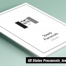 PRINTED IOWA [TOWN-TYPE] PRECANCELS STAMP ALBUM PAGES (217 pages)