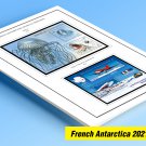 COLOR PRINTED TAAF-FSAT: FRENCH ANTARCTICA 2021-2022 STAMP ALBUM PAGES (15 illustrated pages)