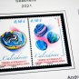 COLOR PRINTED TAAF-FSAT: FRENCH ANTARCTICA 2021-2023 STAMP ALBUM PAGES (21 illustrated pages)