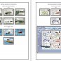 COLOR PRINTED BRITISH ANTARCTIC TERRITORY 2011-2023 STAMP ALBUM PAGES (44 illustrated pages)