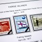 COLOR PRINTED FAROE ISLANDS 1919-2020 STAMP ALBUM PAGES (122 illustrated pages)