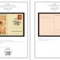 COLOR PRINTED GERMANY III REICH OCCUPATION POSTCARDS 1940-1943 STAMP ALBUM PAGES (81 ill. pages)