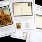 COLOR PRINTED GERMANY III REICH COMMEMORATIVE POSTCARDS 1933-1943 STAMP ALBUM PAGES (91 ill. pages)