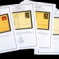 COLOR PRINTED GERMANY III REICH COMMEMORATIVE POSTCARDS 1933-1943 STAMP ALBUM PAGES (91 ill. pages)