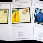 COLOR PRINTED GERMANY III REICH DEFINITIVE POSTCARDS 1934-1944 STAMP ALBUM PAGES (78 ill. pages)