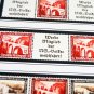 COLOR PRINTED GERMANY III REICH SE-TENANTS 1933-1941 STAMP ALBUM PAGES (56 illustrated pages)