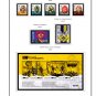 COLOR PRINTED UKRAINE 2021-2023 STAMP ALBUM PAGES (23 illustrated pages)