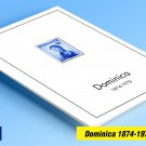 COLOR PRINTED DOMINICA 1874-1978 STAMP ALBUM PAGES (89 illustrated pages)