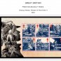 COLOR PRINTED GB PRESTIGE BOOKL. PANES 2021-2025 STAMP ALBUM PAGES (48 illustrated pages)