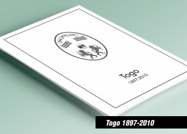 PRINTED TOGO 1897-2010 STAMP ALBUM PAGES (638 pages)