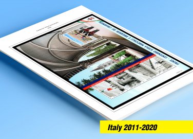 COLOR PRINTED ITALY 2011-2020 STAMP ALBUM PAGES (117 illustrated pages)
