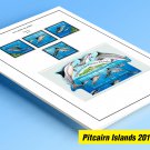 COLOR PRINTED PITCAIRN ISLANDS 2011-2024 STAMP ALBUM PAGES (42 illustrated pages)