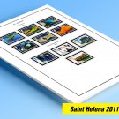 COLOR PRINTED SAINT HELENA 2011-2024 STAMP ALBUM PAGES (33 illustrated pages)
