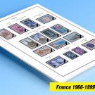 COLOR PRINTED FRANCE 1966-1999 STAMP ALBUM PAGES (159 illustrated pages) COLOR PRINTED FRANCE 1966-1999 STAMP ALBUM PAGES (159 illustrated pages)