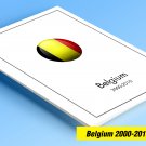 COLOR PRINTED BELGIUM 2000-2010 STAMP ALBUM PAGES (155 illustrated pages)