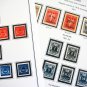 COLOR PRINTED POLAND [CLASS.] 1860-1939 STAMP ALBUM PAGES (56 illustrated pages)