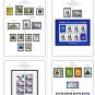 COLOR PRINTED POLAND 1976-1999 STAMP ALBUM PAGES (181 illustrated pages)