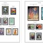 COLOR PRINTED POLAND 2000-2010 STAMP ALBUM PAGES (103 illustrated pages)