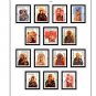 COLOR PRINTED POLAND 2000-2010 STAMP ALBUM PAGES (103 illustrated pages)