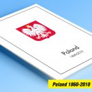 COLOR PRINTED POLAND 1860-2010 STAMP ALBUM PAGES (573 illustrated pages)
