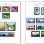 COLOR PRINTED POLAND 1860-2010 STAMP ALBUM PAGES (573 illustrated pages)