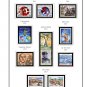COLOR PRINTED SERBIA 2021-2024 STAMP ALBUM PAGES (44 illustrated pages)