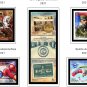 COLOR PRINTED SERBIA 2021-2024 STAMP ALBUM PAGES (44 illustrated pages)