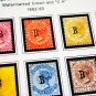 COLOR PRINTED BRITISH OFFICES ABROAD 1882-1957 STAMP ALBUM PAGES (64 illustrated pages)