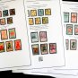 COLOR PRINTED ETHIOPIA [KINGDOM] 1894-1974 STAMP ALBUM PAGES (85 illustrated pages)