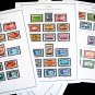COLOR PRINTED FRENCH LEBANON 1924-1946 STAMP ALBUM PAGES (30 illustrated pages)