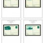 COLOR PRINTED GERMANY REICH LDK POSTCARDS 1930-1931 STAMP ALBUM PAGES (132 illustrated pages)