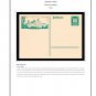 COLOR PRINTED GERMANY REICH LDK POSTCARDS 1926-1929 STAMP ALBUM PAGES (83 illustrated pages)