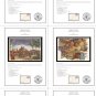 COLOR PRINTED GERMANY III REICH PRIVATE POSTCARDS 1938-1942 STAMP ALBUM PAGES (102 ill. pages)