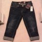 BRAND NEW DESIGNER SEVEN (7) CROPPED CUFFED WOMEN JEANS SIZE 4