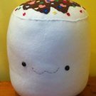 HUGE Handmade Kawaii Chocolate Frosted Marshmallow Marshmellow Plush Yummy L@_@K