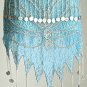 Belly Dancer Costumes Light Blue Dress AS Silver