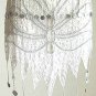 Belly Dancer Costumes White Dress AS Silver