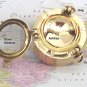 Brass Porthole Ashtray with Glass lid