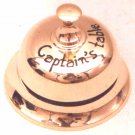 Brass Ships Table Bell engraved Captains Table