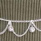 Belly Dancing Silver Belly Chain Coin Belt Waist Chain J