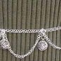 Belly Dancing Silver Belly Chain Coin Belt Waist Chain J